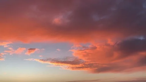 Clouds moving slowly in the sky time lapse69 Stock Footage 120655659