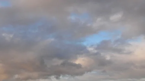 Clouds moving slowly in the sky time lapse Stock Footage 120829749