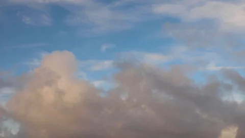 Clouds moving slowly in the sky time lapse86 Stock Footage 120914146