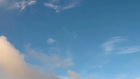 Clouds moving slowly in the sky time lapse87 Stock Footage 120914296