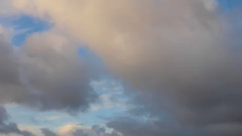 Clouds moving slowly in the sky time lapse85 Stock Footage 120914326
