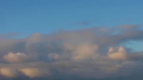 Clouds moving slowly in the sky time lapse83 Stock Footage 120914420
