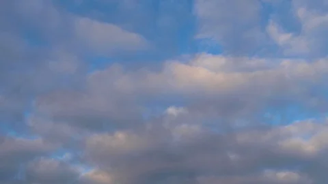 Clouds moving slowly in the sky time lapse139 Stock Footage 120999412