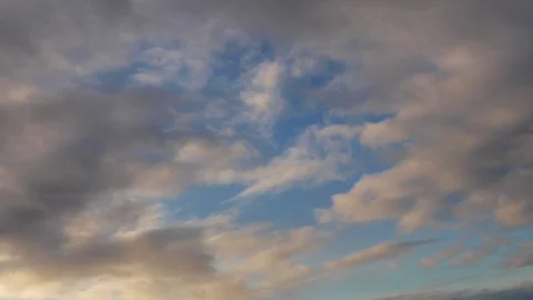 Clouds moving slowly in the sky time lapse137 Stock Footage 120999531