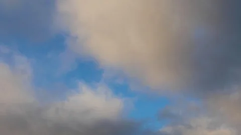 Clouds moving slowly in the sky time lapse135 Stock Footage 120999614