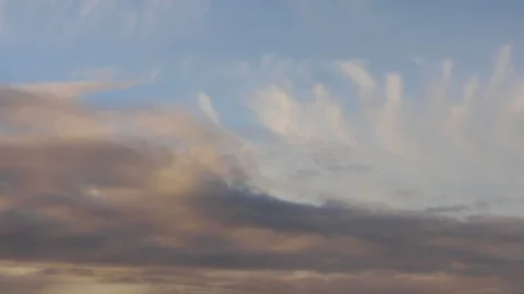 Clouds moving slowly in the sky time lapse131 Stock Footage 121001651