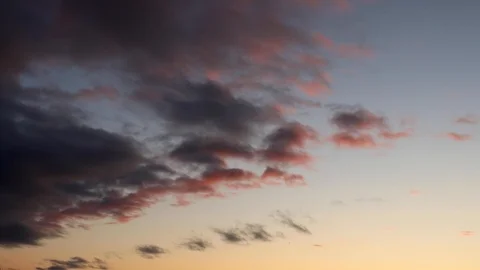 Clouds moving slowly in the sky time lapse122 Stock Footage 121002071