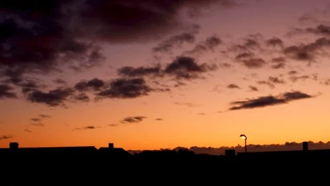 Clouds moving slowly in the sky time lapse118 Video stock 121002279