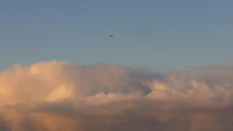 Clouds moving slowly in the sky time lapse116 Stock Footage 121002442