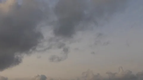 Clouds moving slowly in the sky time lapse164 Stock Footage 121230371