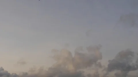 Clouds moving slowly in the sky time lapse162 Stock Footage 121230491