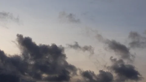 Clouds moving slowly in the sky time lapse159 Stock Footage 121230785