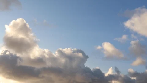 Clouds moving slowly in the sky time lapse173 Stock Footage 121320636