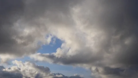 Clouds moving slowly in the sky time lapse171 Video stock 121320737