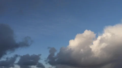 Clouds moving slowly in the sky time lapse170 Stock Footage 121320799