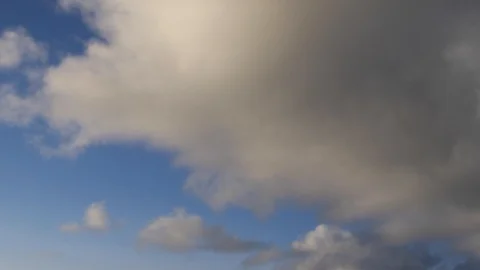 Clouds moving slowly in the sky time lapse167 Stock Footage 121321044