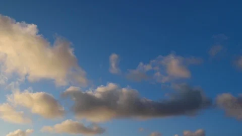 Clouds moving slowly in the sky time lapse190 Stock Footage 121603637