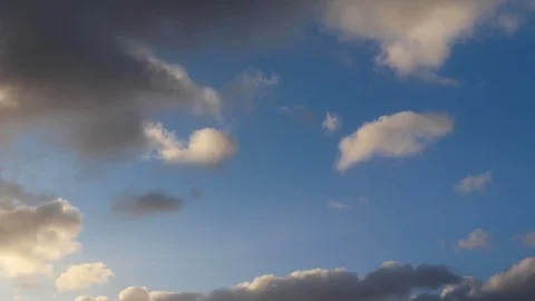 Clouds moving slowly in the sky time lapse207 Stock Footage 121747684