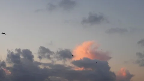 Clouds moving slowly in the sky time lapse226 Stock Footage 121838894