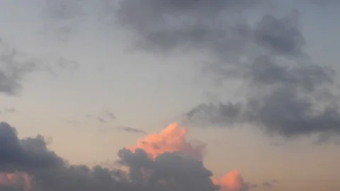 Clouds moving slowly in the sky time lapse227 Stock Footage 121838906
