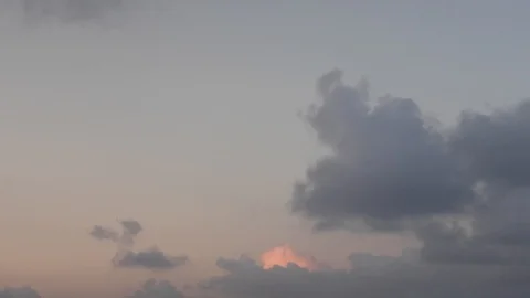Clouds moving slowly in the sky time lapse225 Stock Footage 121838958