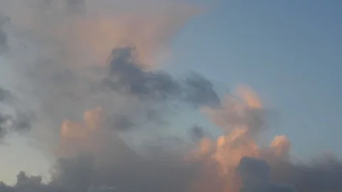 Clouds moving slowly in the sky time lapse223 Stock Footage 121839021