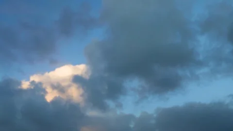 Clouds moving slowly in the sky time lapse221 Stock Footage 121839193
