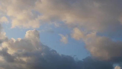 Clouds moving slowly in the sky time lapse214 Stock Footage 121840061
