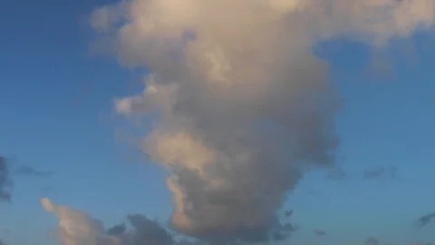 Clouds moving slowly in the sky time lapse211 Stock Footage 121840201