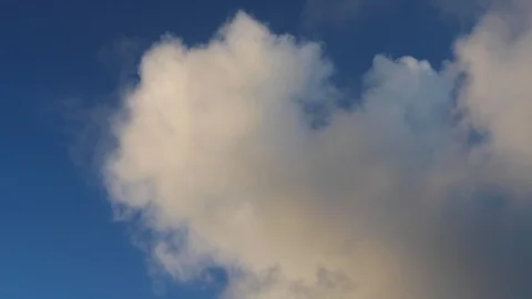 Clouds moving slowly in the sky time lapse209 Stock Footage 121840263