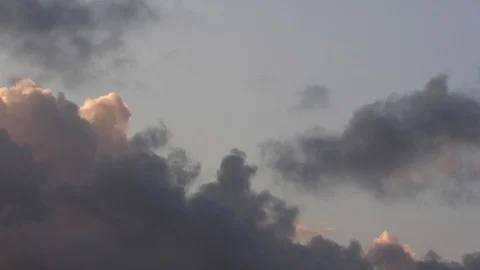 Clouds moving slowly in the sky time lapse208 Stock Footage 121840301