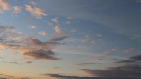 Clouds moving slowly in the sky time lapse256 Stock Footage 121892938