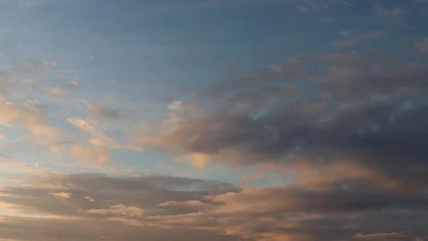 Clouds moving slowly in the sky time lapse255 Stock Footage 121892943