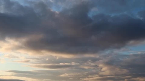 Clouds moving slowly in the sky time lapse254 Stock Footage 121892979