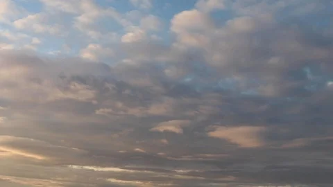 Clouds moving slowly in the sky time lapse253 Stock Footage 121892990