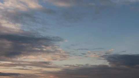 Clouds moving slowly in the sky time lapse247 Stock Footage 121893157