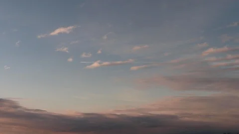 Clouds moving slowly in the sky time lapse244 Stock Footage 121893232