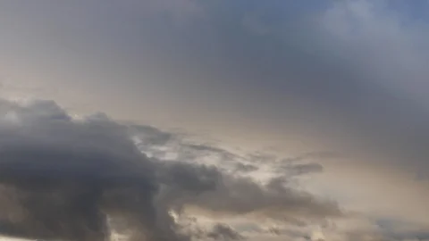 Clouds moving slowly in the sky time lapse273 Stock Footage 122014736