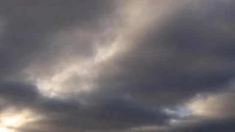 Clouds moving slowly in the sky time lapse268 Stock Footage 122014925