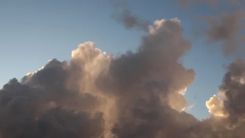 Clouds moving slowly in the sky time lapse263 Video stock 122015211