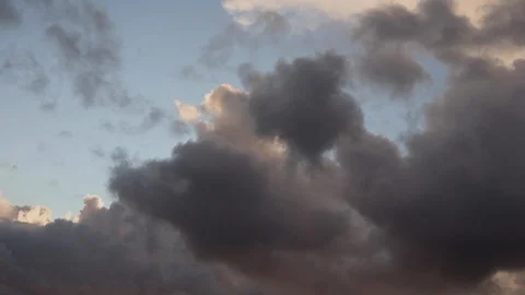 Clouds moving slowly in the sky time lapse262 Stock Footage 122015268