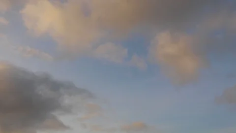 Clouds moving slowly in the sky time lapse310 Stock Footage 122289846