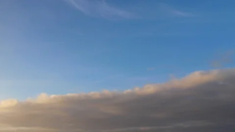 Clouds moving slowly in the sky time lapse304 Stock Footage 122290229