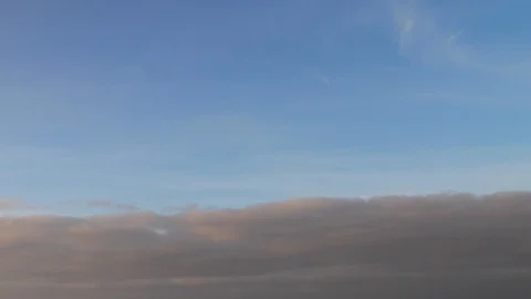 Clouds moving slowly in the sky time lapse305 Stock Footage 122290364