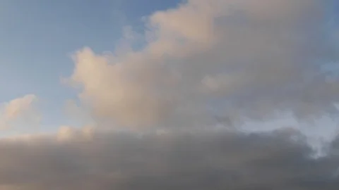 Clouds moving slowly in the sky time lapse302 Stock Footage 122290767