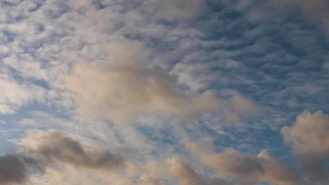 Clouds moving slowly in the sky time lapse Stock Footage 123381109