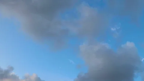 Clouds moving slowly in the sky time lapse376 Stock Footage 123516824