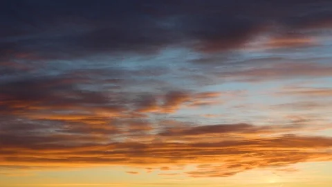 Clouds moving slowly in the sky time lapse Stock Footage 123998769