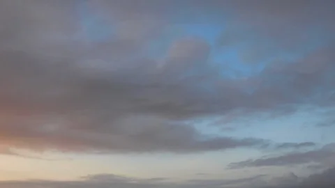 Clouds moving slowly in the sky time lapse Stock Footage 123998934