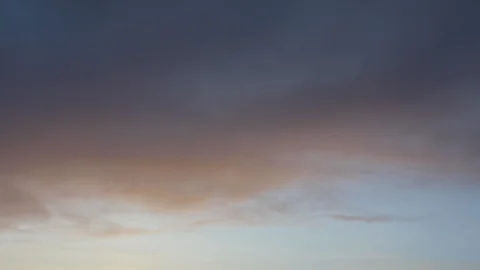 Clouds moving slowly in the sky time lapse Stock Footage 123998995